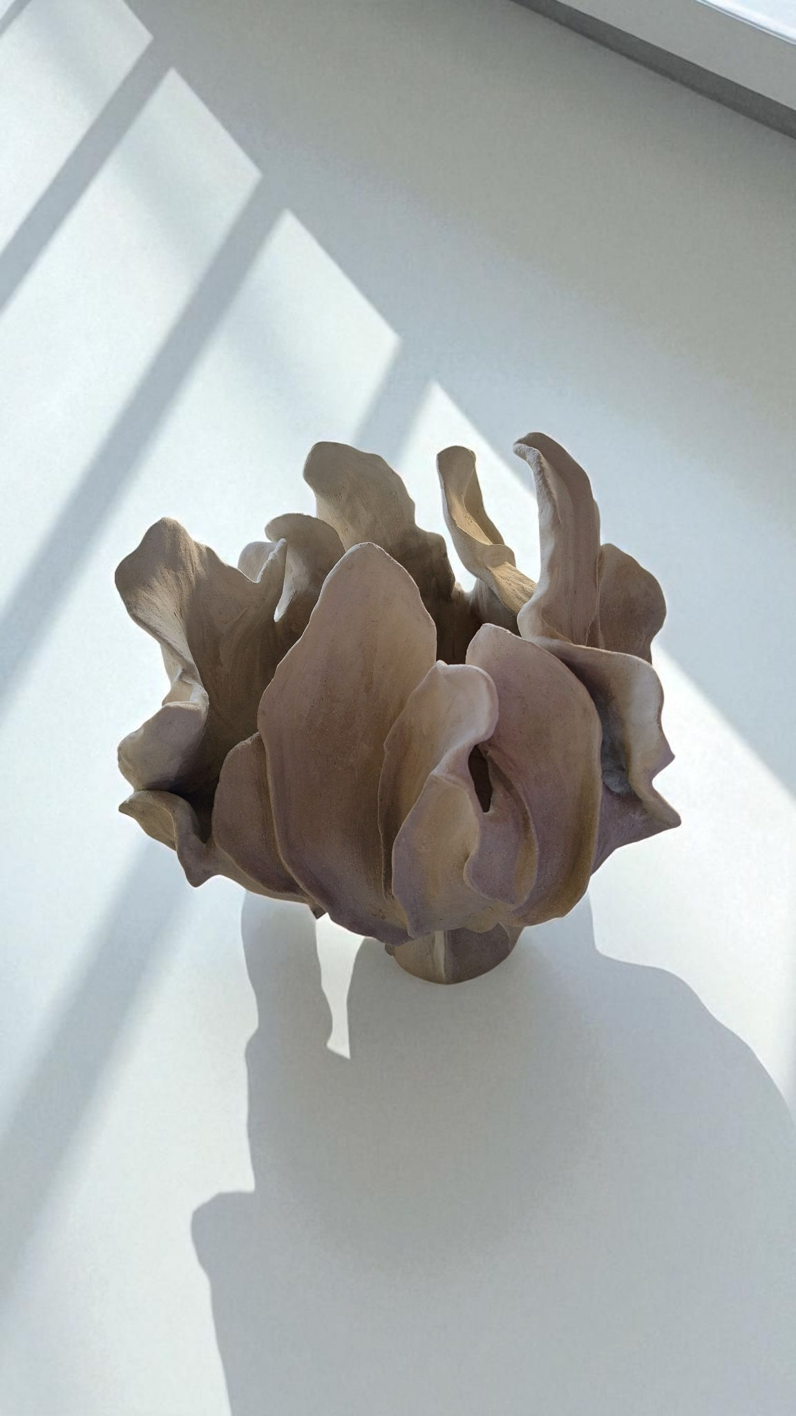 Organische skulpturale Keramik Vase
