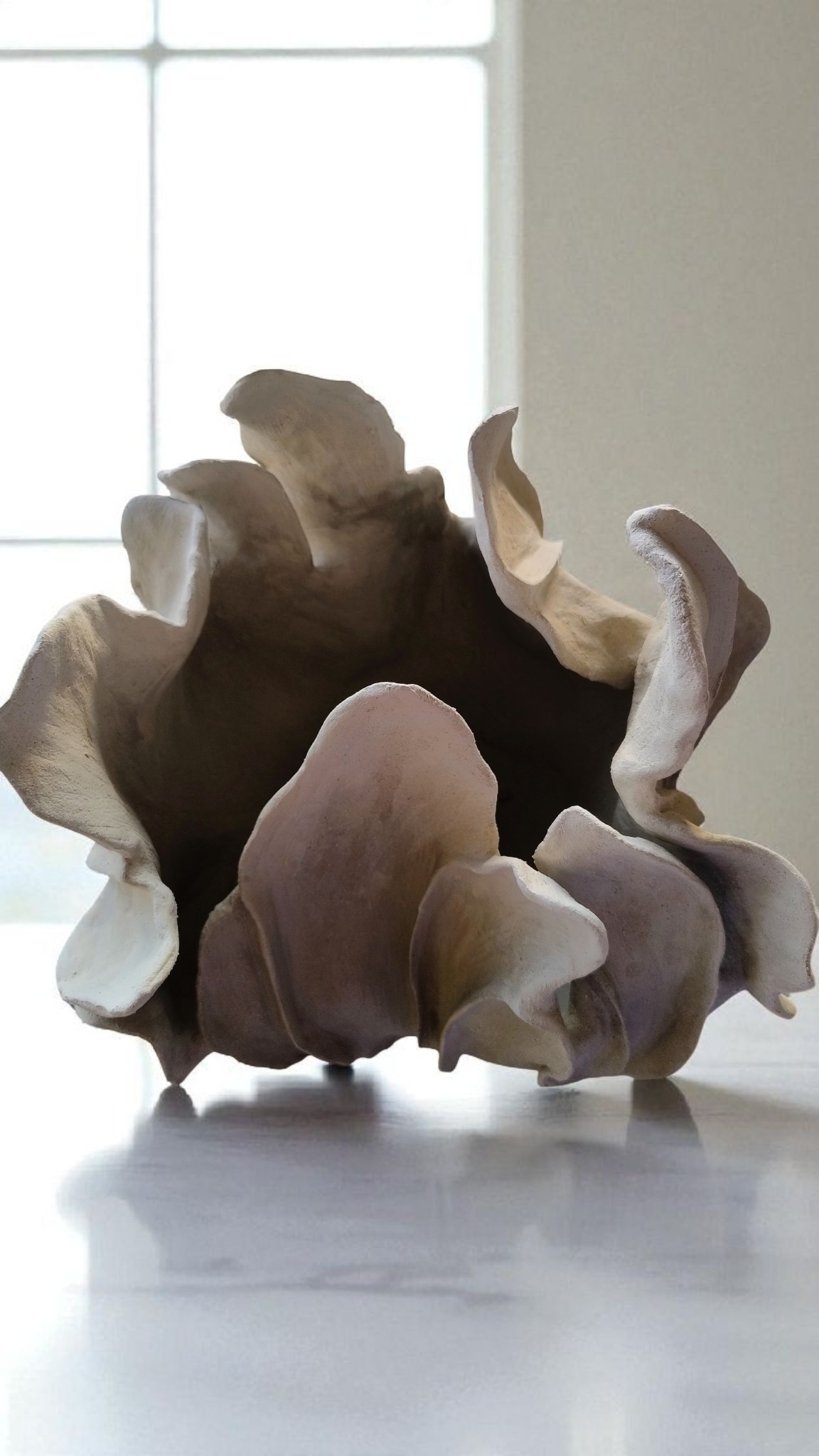 Organische skulpturale Keramik Vase
