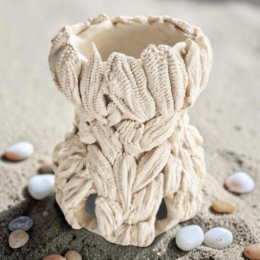 Organic Sculpture Vessel, handmade ceramic