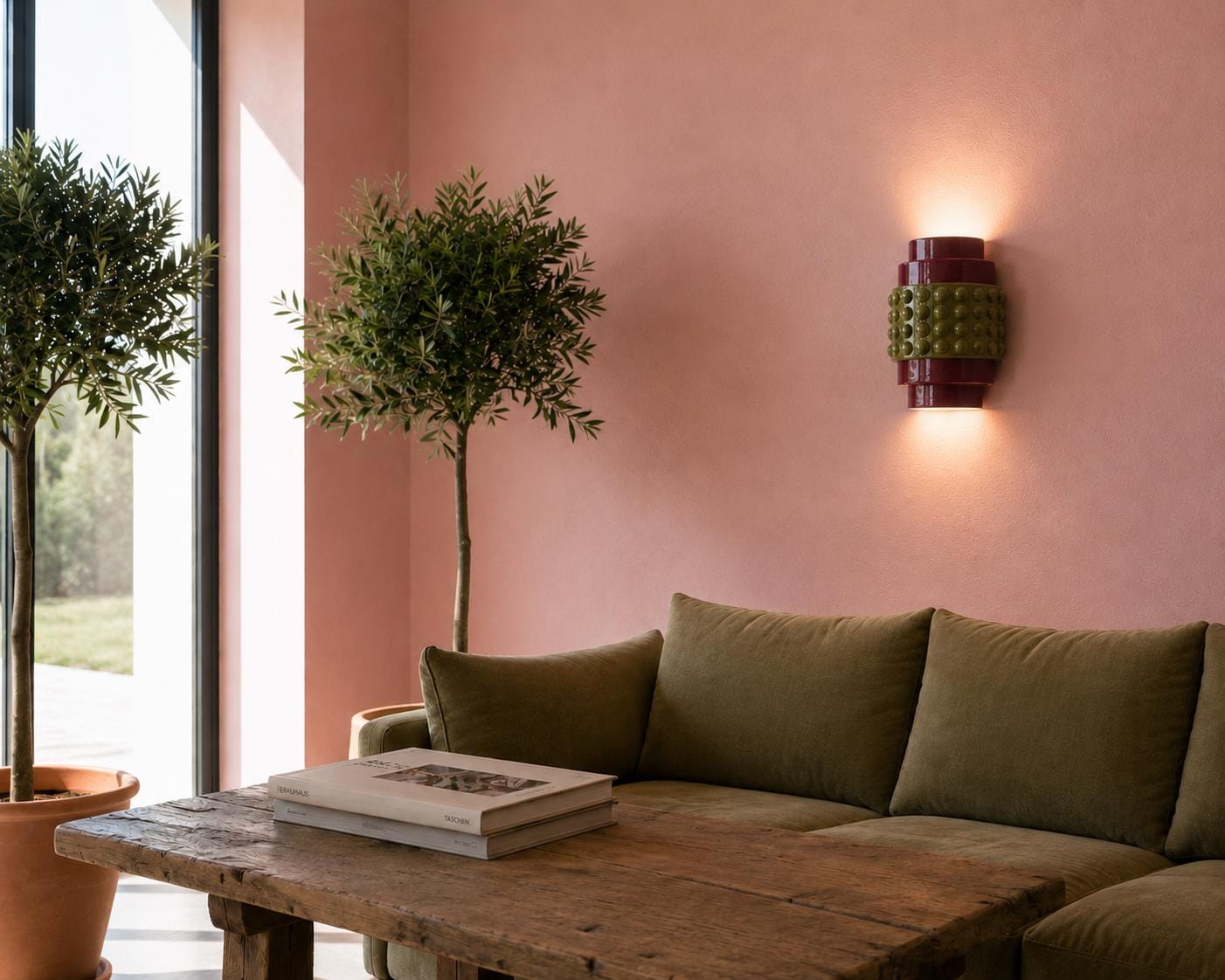 Candra — Wall Sconce, handmade ceramic