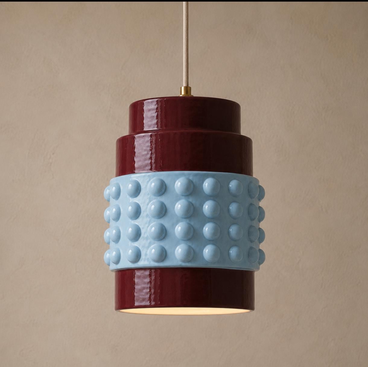 Candra — Ceiling Pendant, handmade ceramic