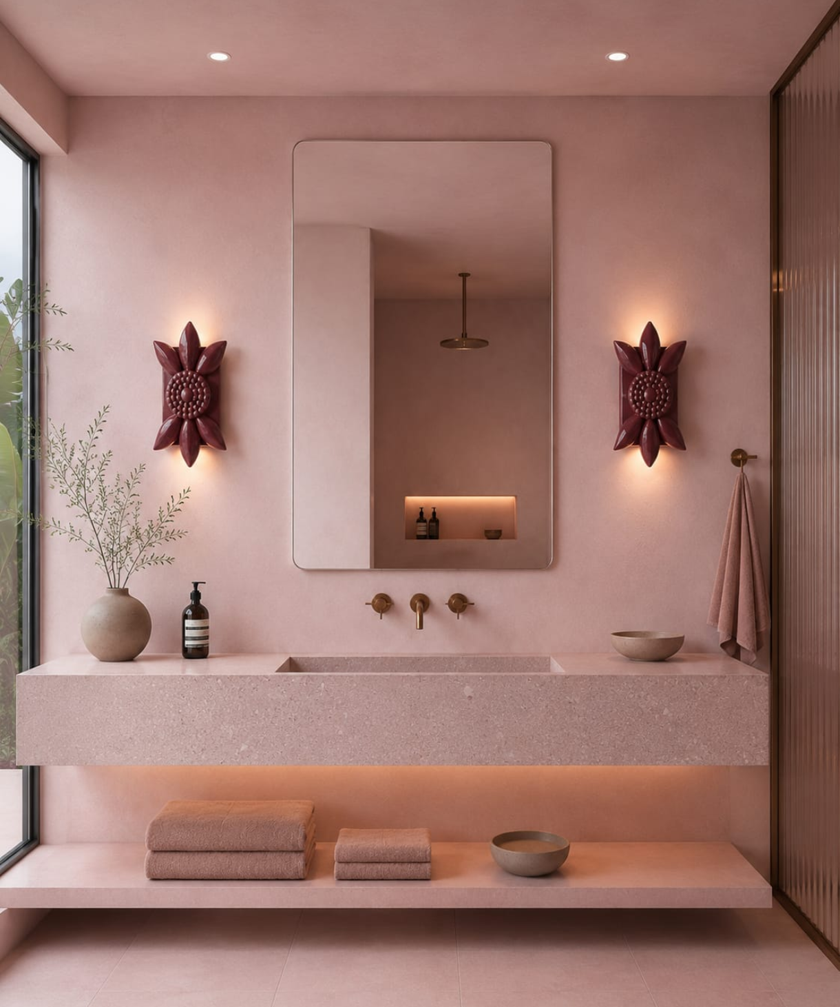Wall sconce "Fleur"