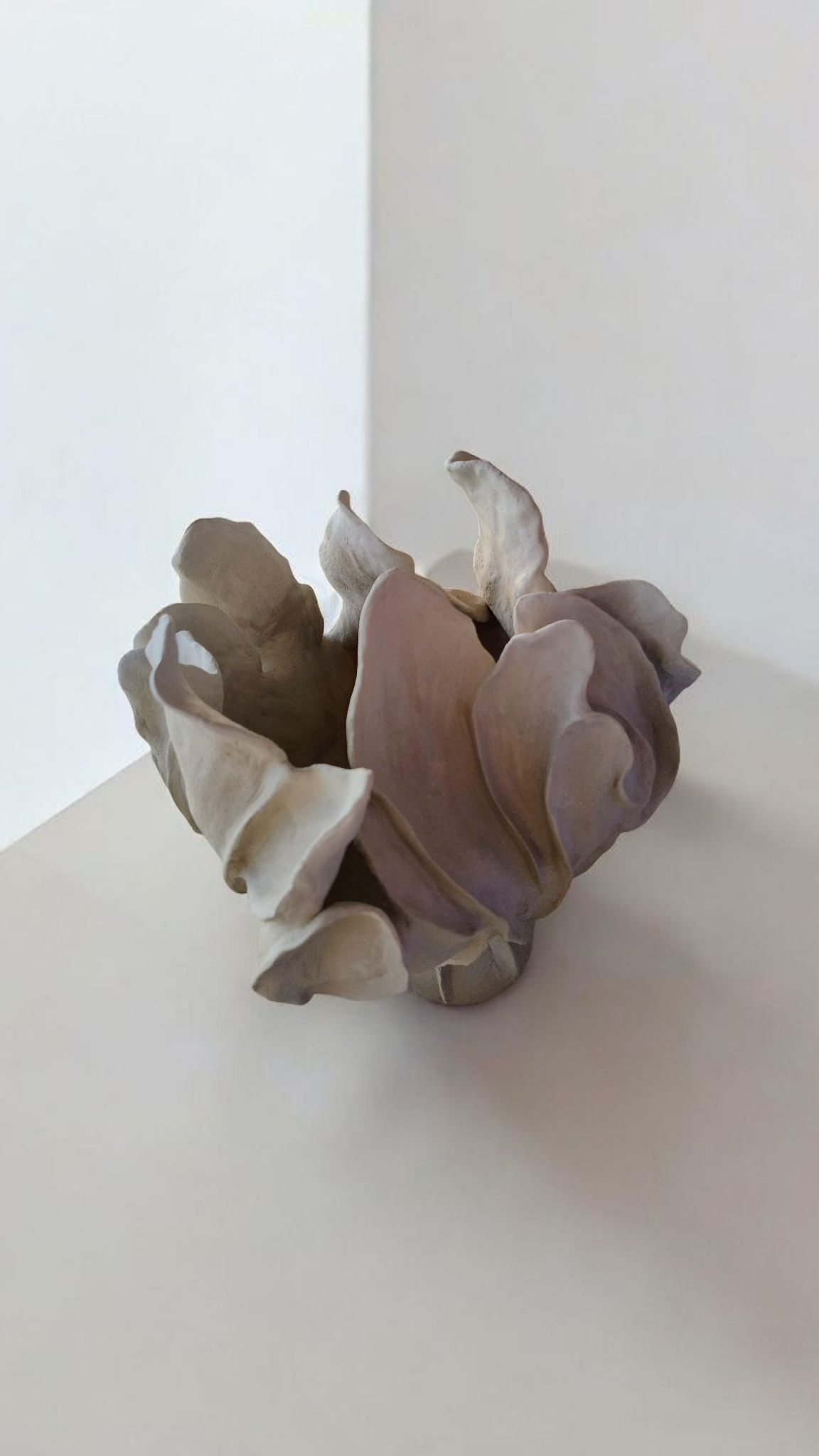 Organische skulpturale Keramik Vase