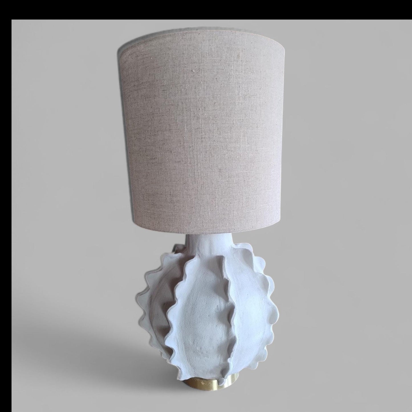 Waves — Table Lamp, handmade ceramic