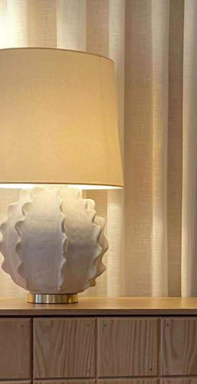 Waves — Table Lamp, handmade ceramic