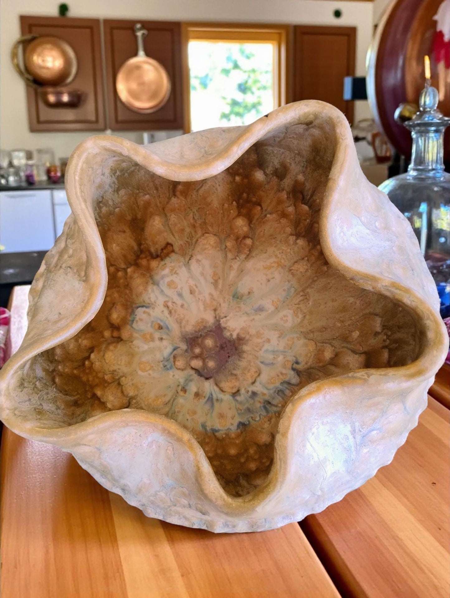 Large Centerpiece Bowl, handmade ceramic