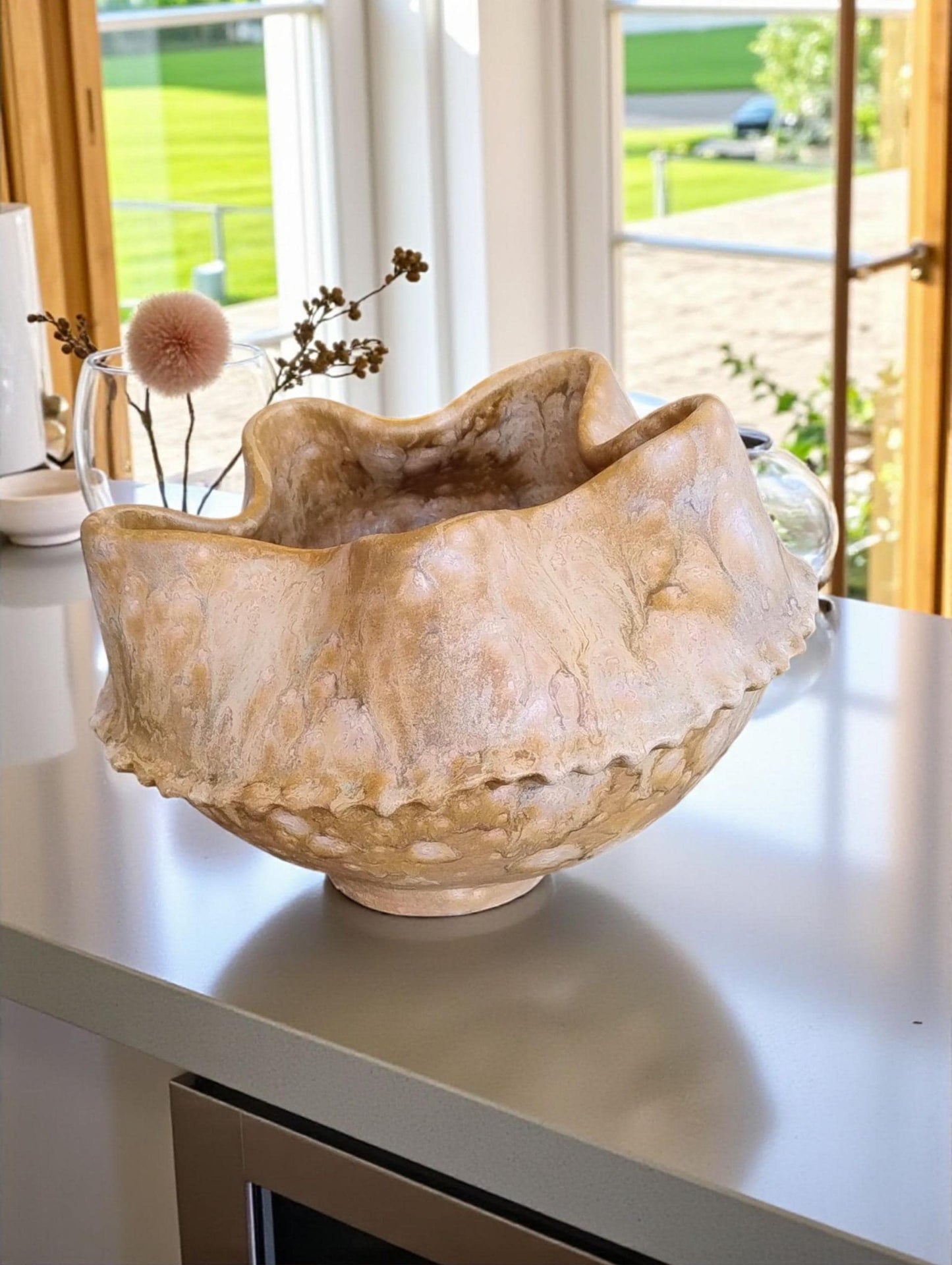 Large Centerpiece Bowl, handmade ceramic
