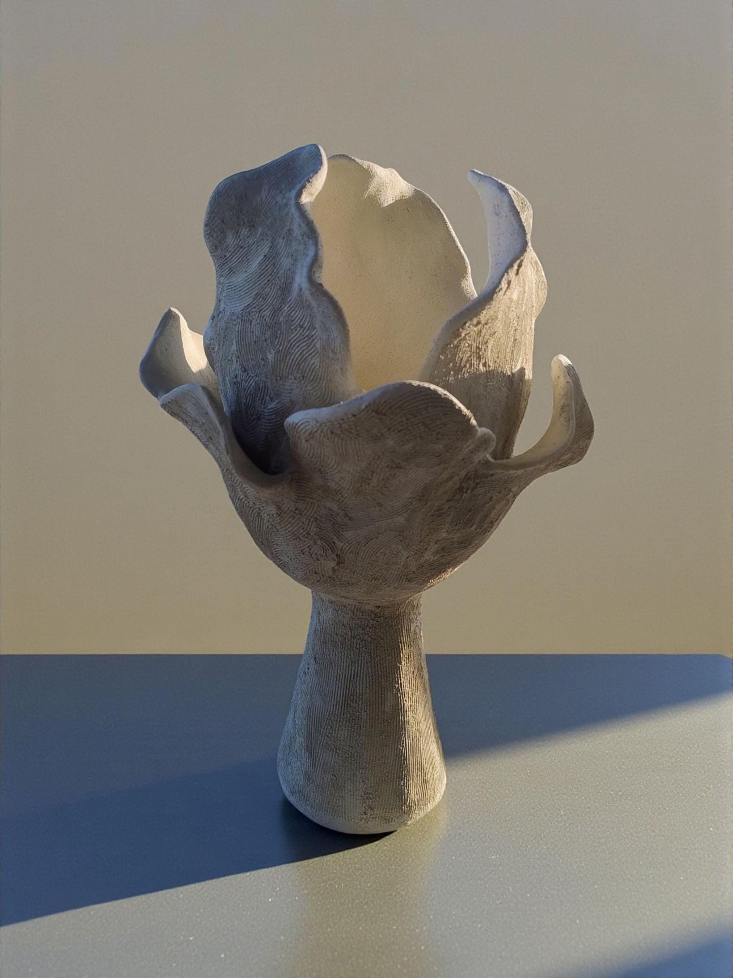 Sculptural Vase, handmade ceramic