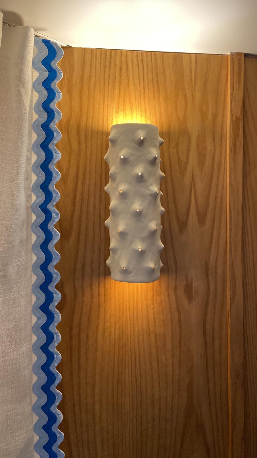 Spike — Wall Sconce, handmade ceramic