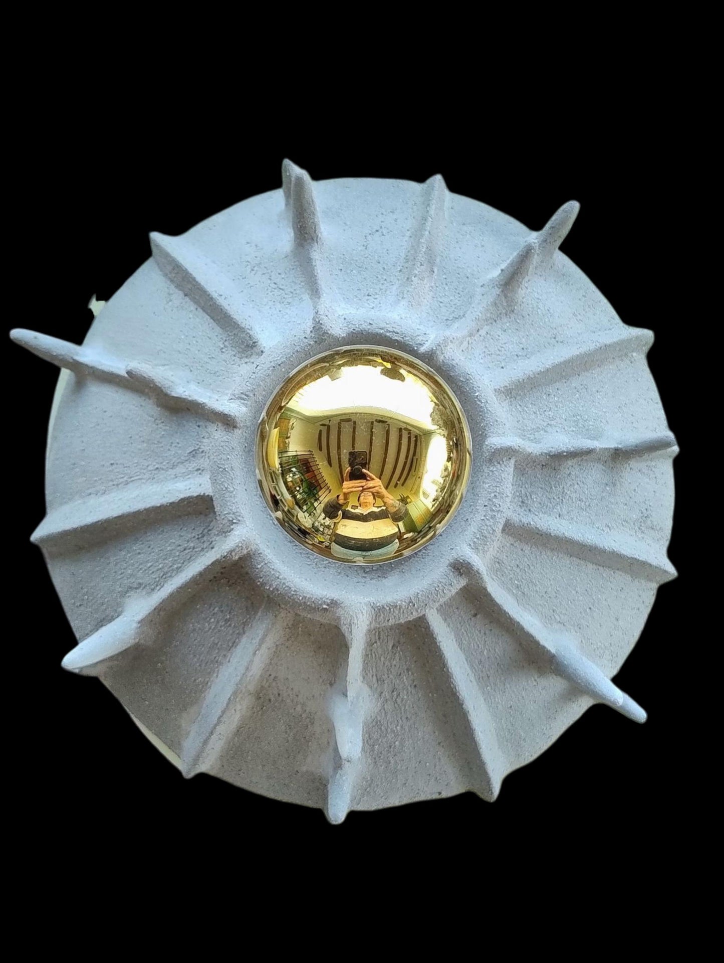 Coastal Wall Sconce, handmade ceramic