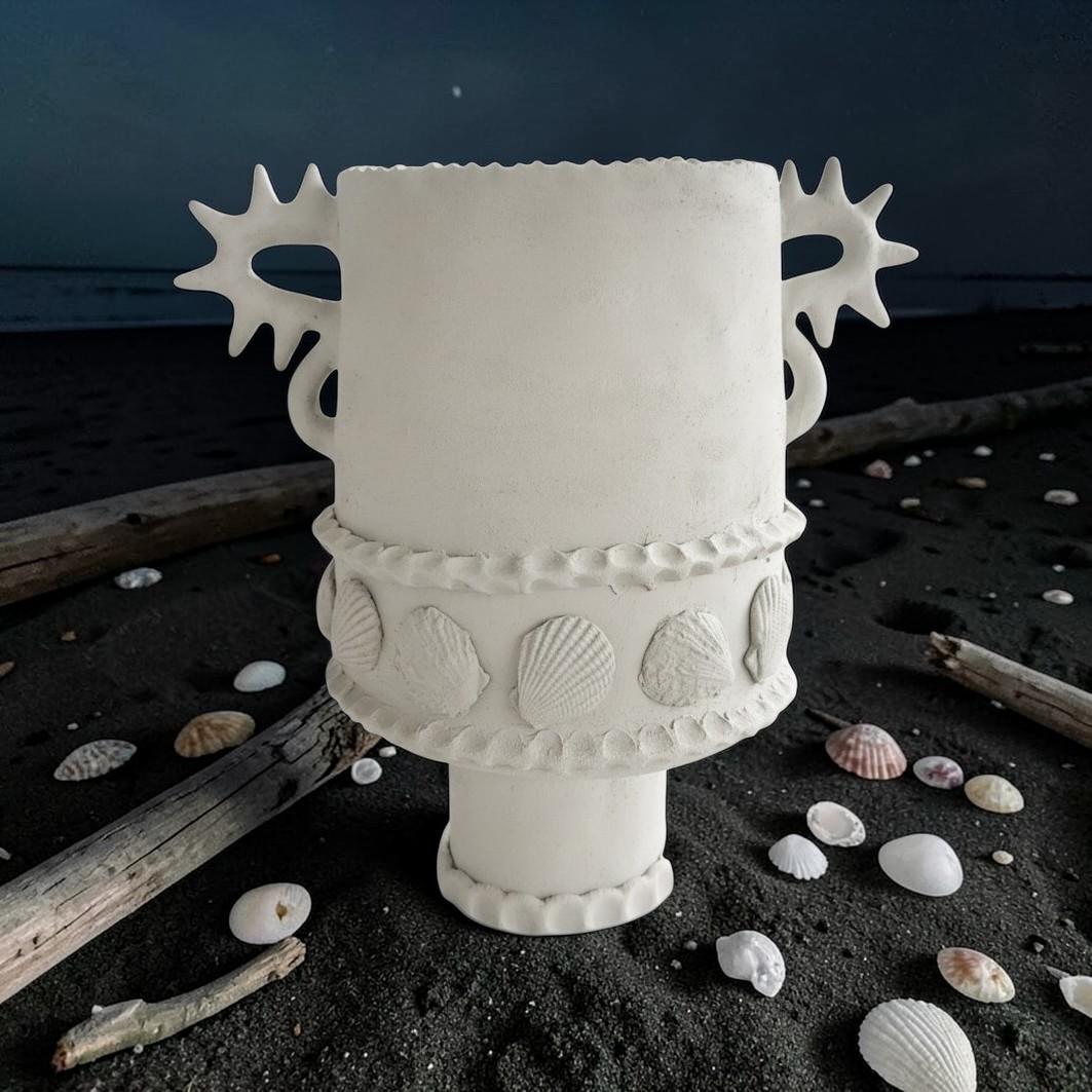 Coastal Vase, handmade ceramic