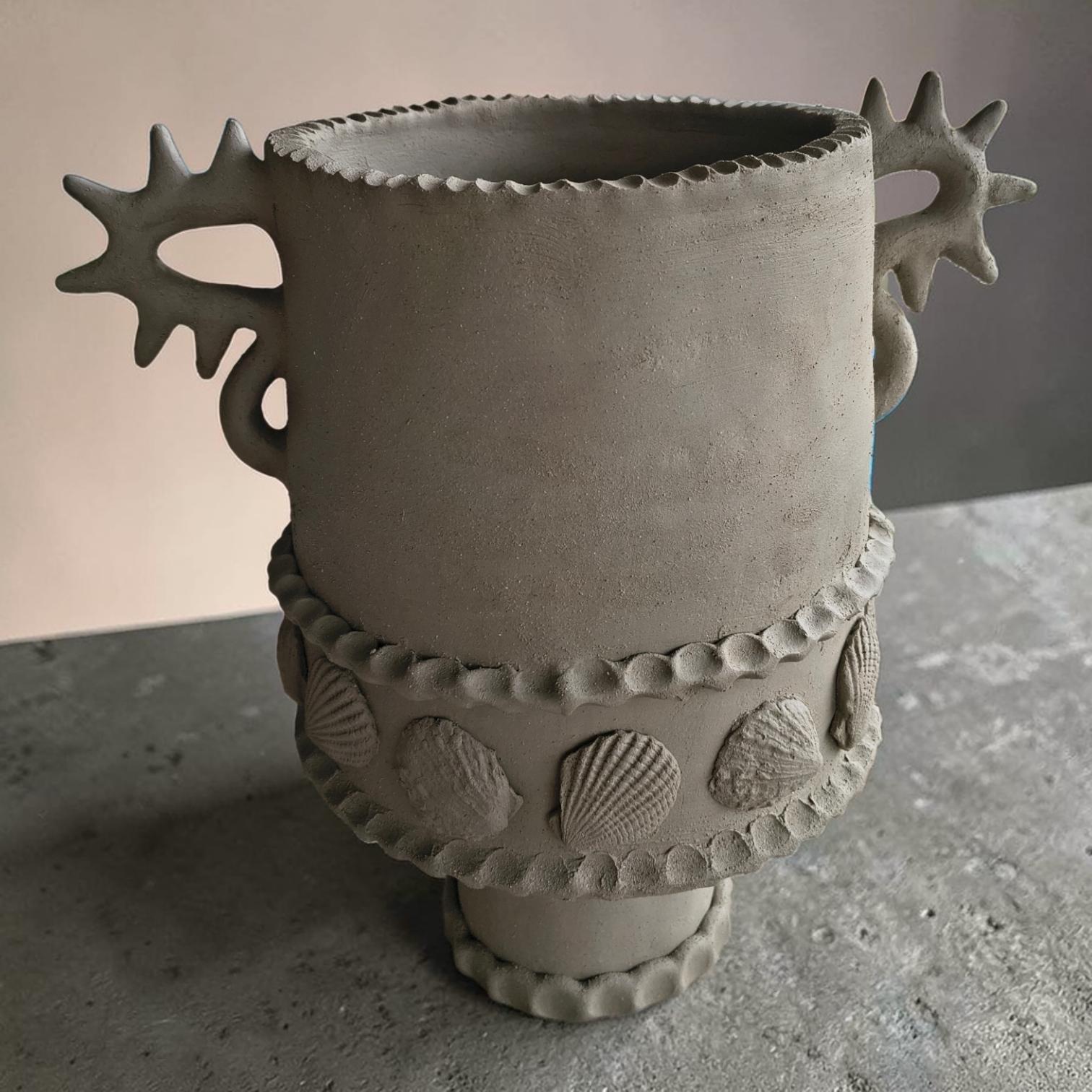 Coastal Vase, handmade ceramic