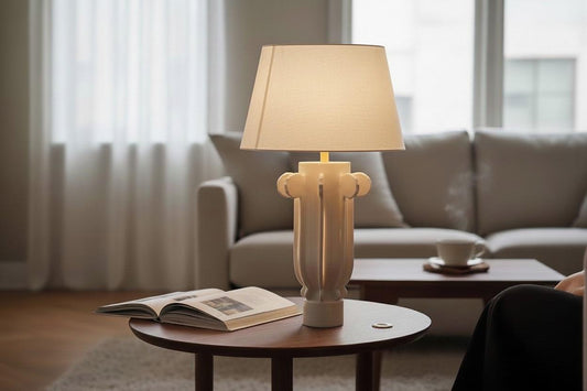 Elegant Table Lamp, handmade ceramic