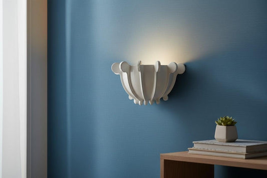 Neo Art Deco — Wall Lamp, handmade ceramic