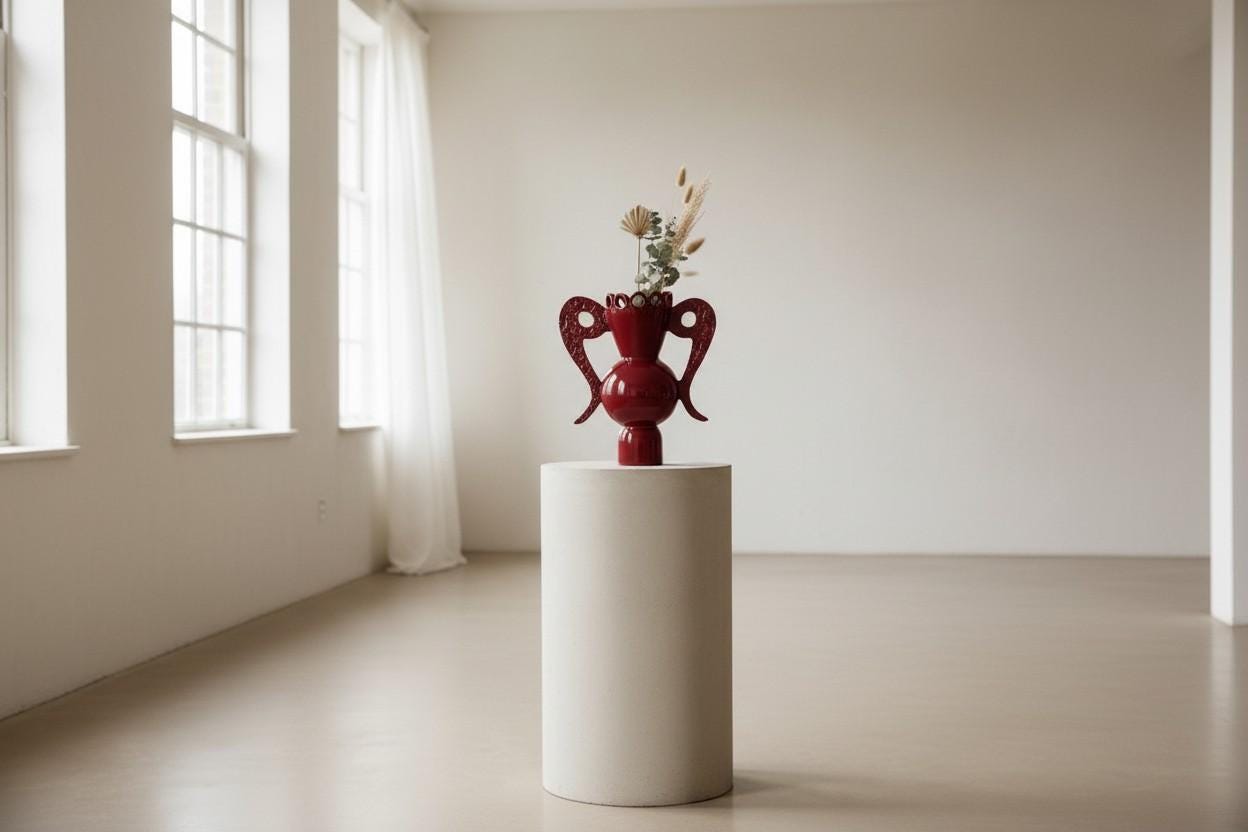 One of a Kind Vase, handmade ceramic