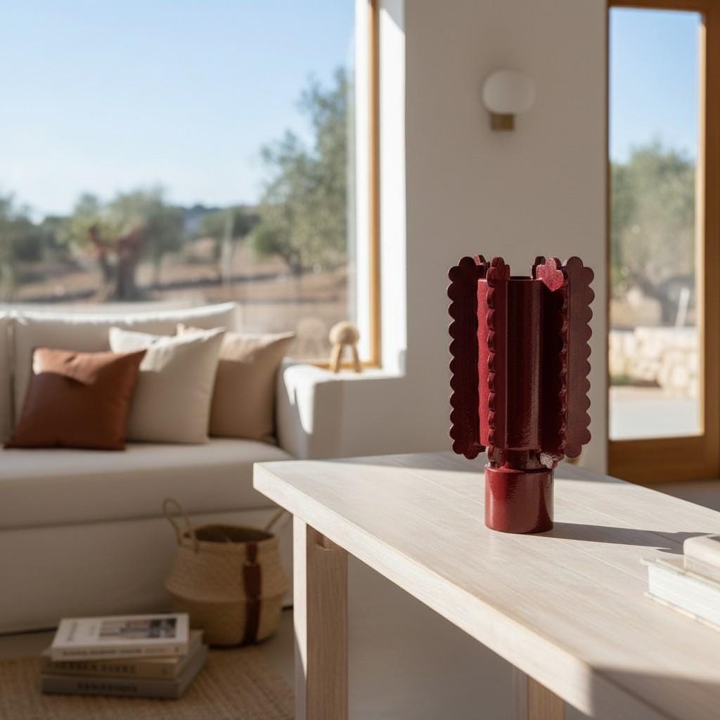 Contemporary Table Lamp, handmade ceramic