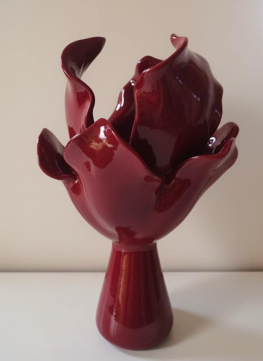Sculptural Vase, handmade ceramic