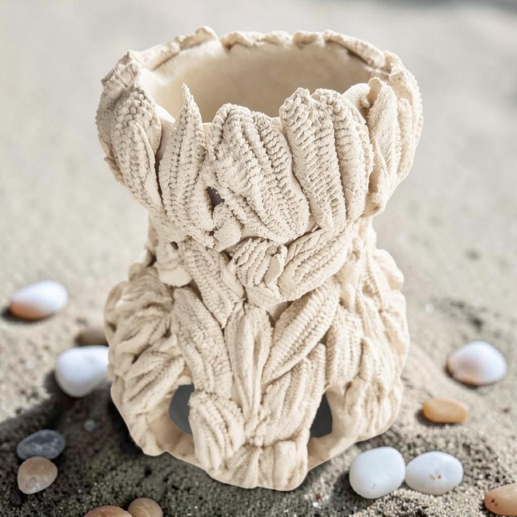 Organic Sculpture Vessel, handmade ceramic