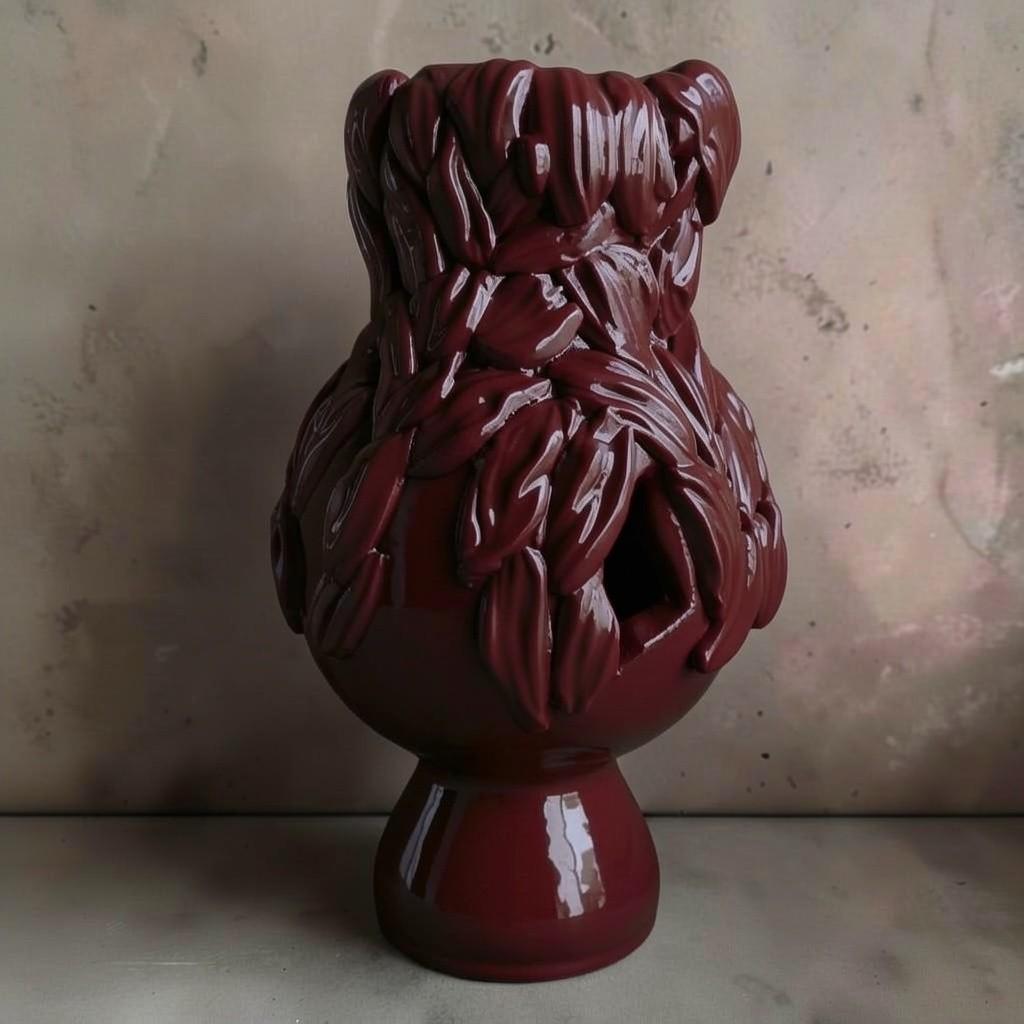 Organic Sculpture Vessel, handmade ceramic