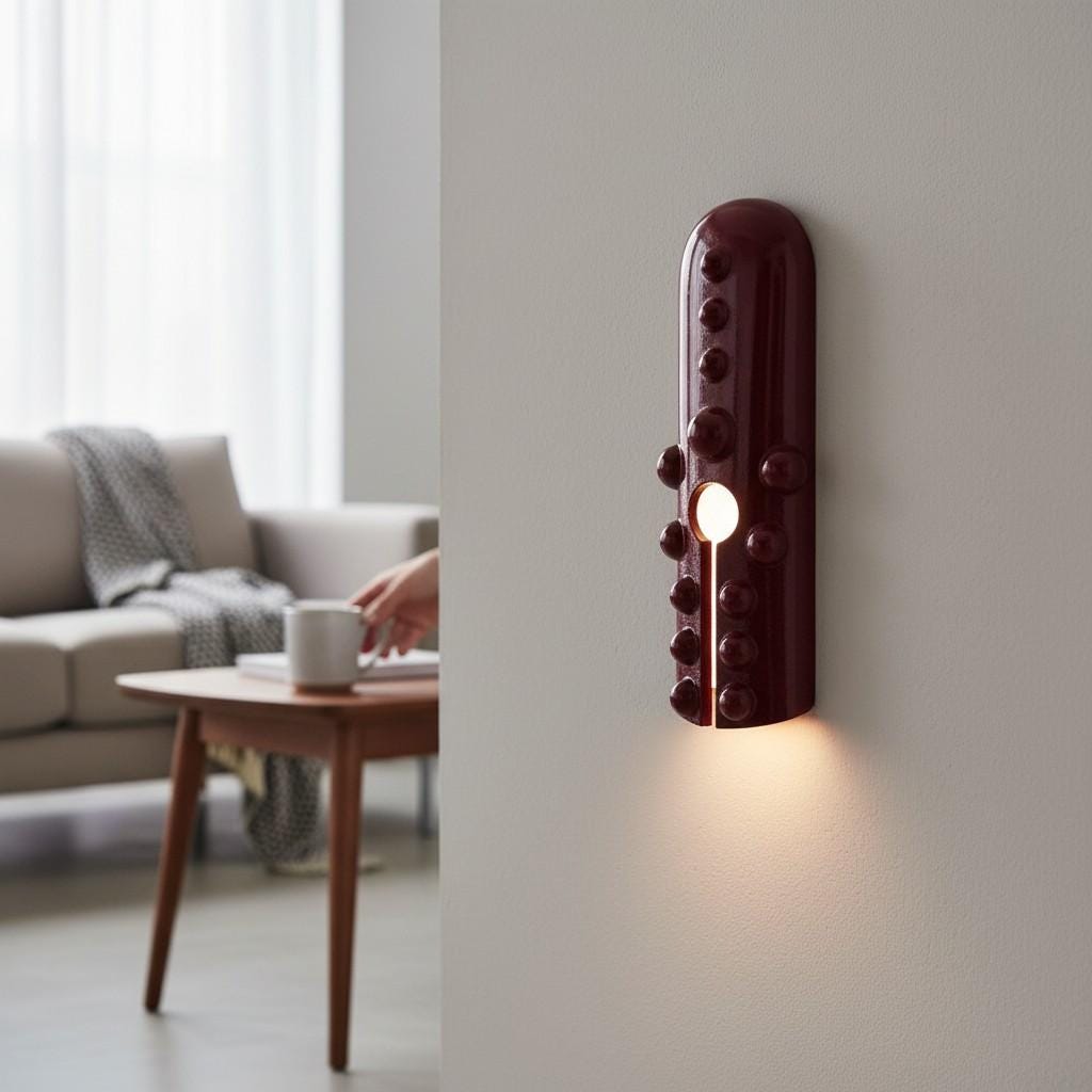 Mona — Wall Sconce, handmade ceramic