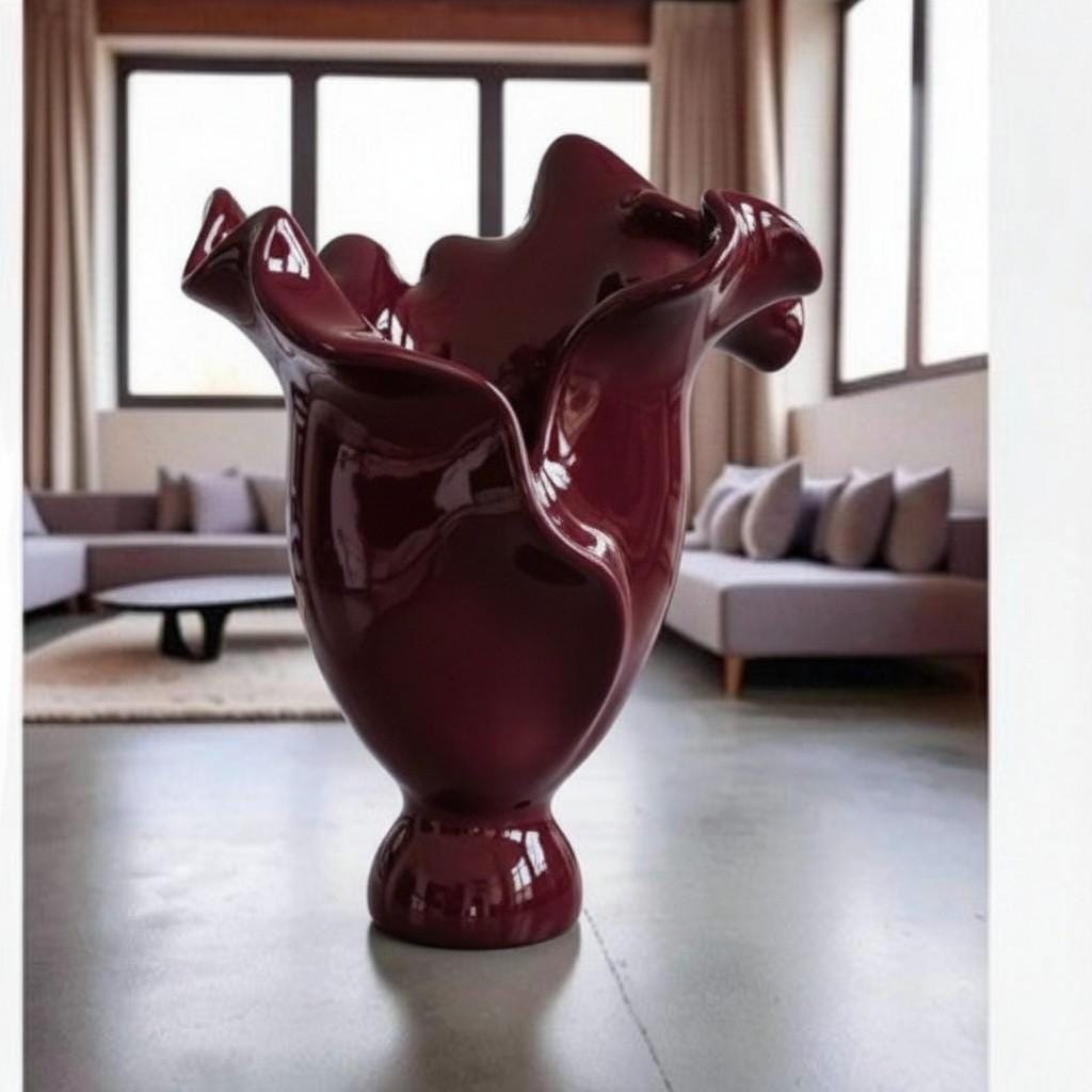 Pedestal Bowl Sculpture, handmade ceramic
