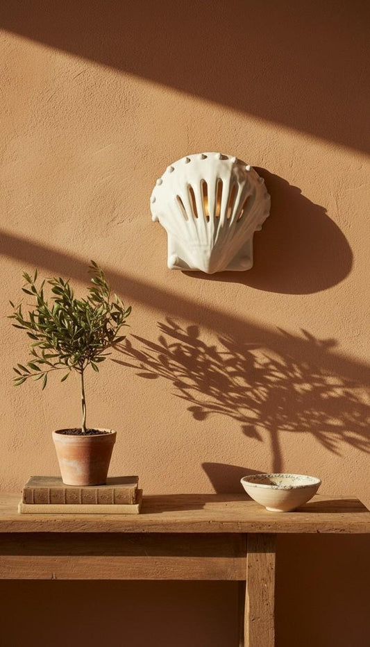 Venus — Wall Sconce, handmade ceramic