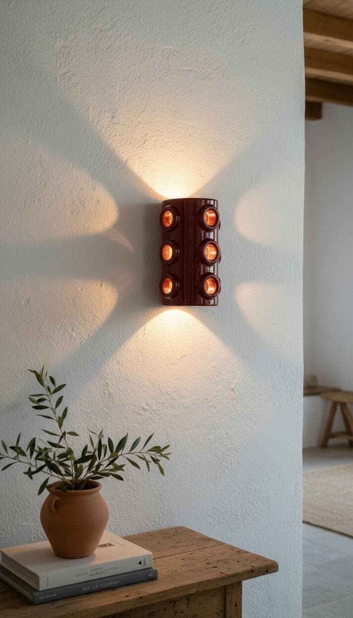 Freya — Wall Sconce, handmade ceramic