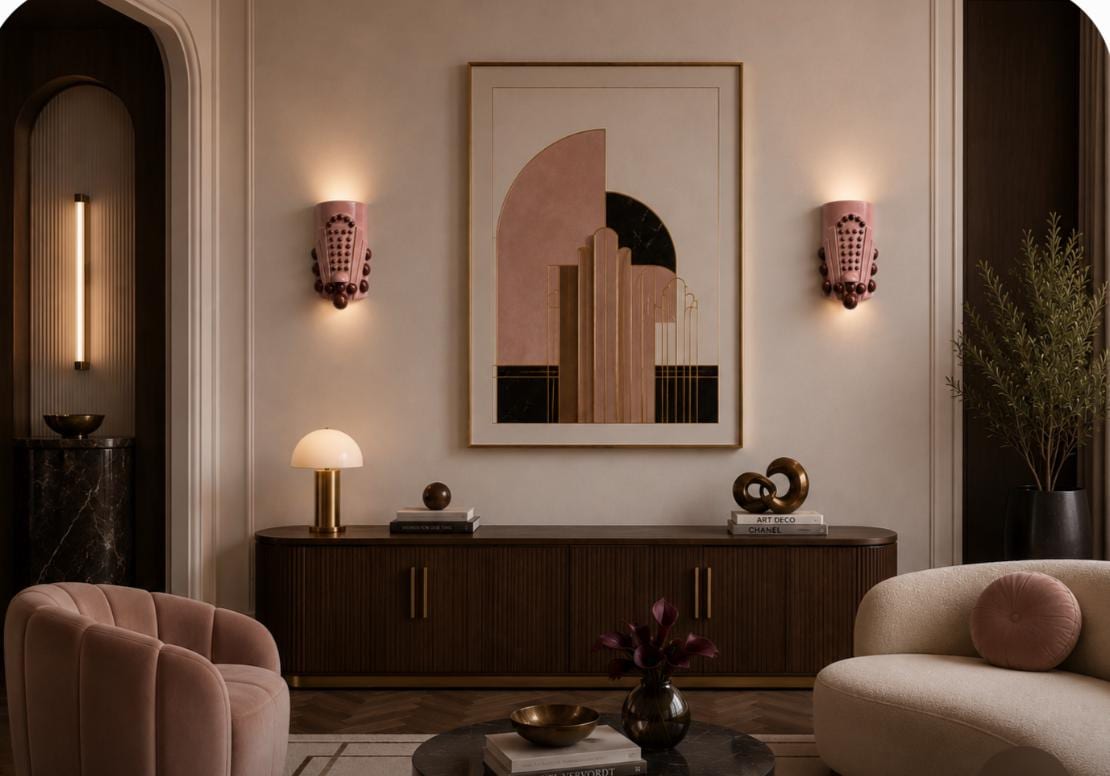 Marlene — Wall Sconce, handmade ceramic