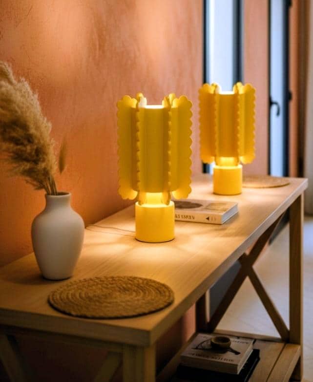 Contemporary Table Lamp, handmade ceramic