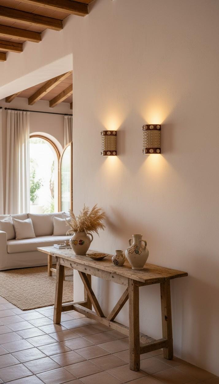 Livia — Wall Sconce, handmade ceramic