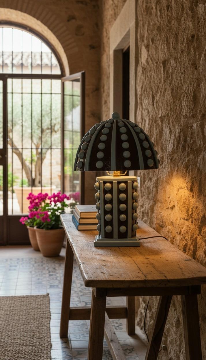 Mushroom Table Lamp — Handmade Ceramic