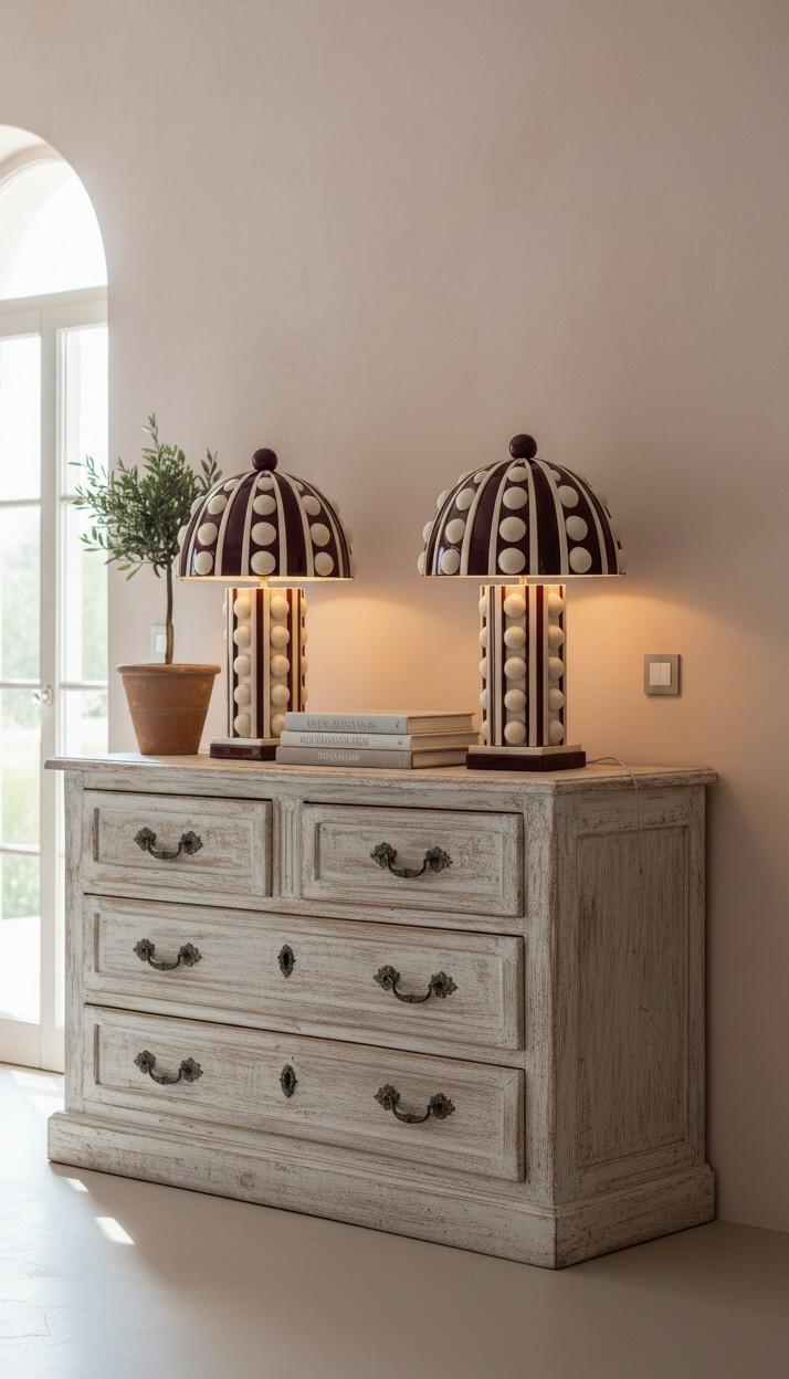 Mushroom Table Lamp — Large, handmade ceramic