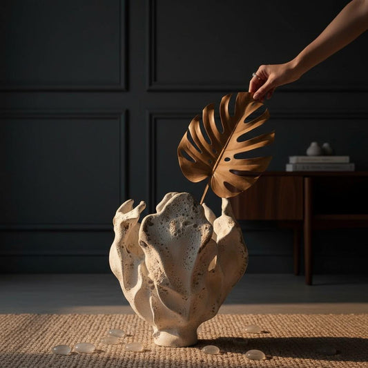 Organic Vase, handmade ceramic