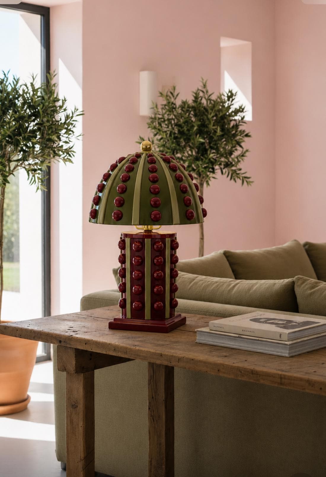 Mushroom Table Lamp — Handmade Ceramic