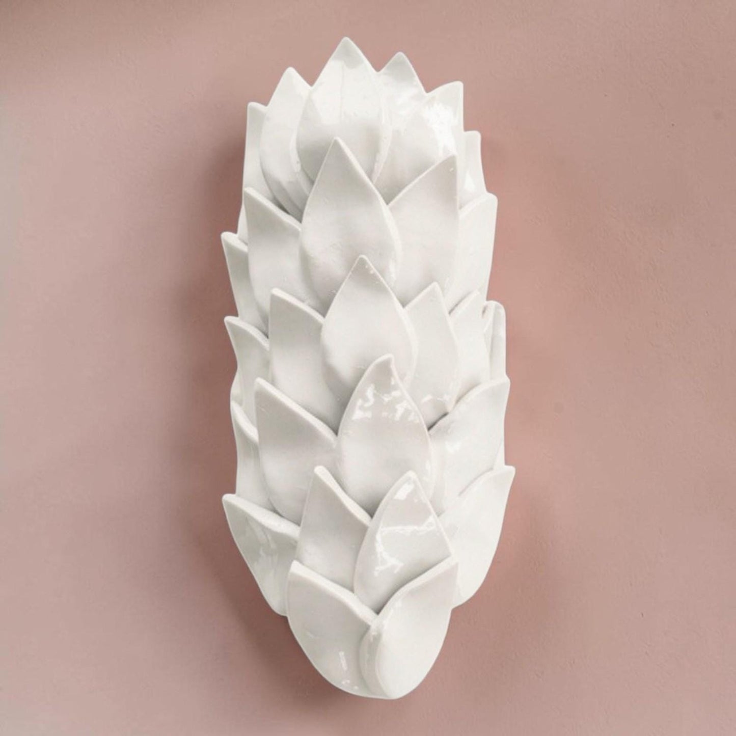 Camille — Wall Sconce, handmade ceramic