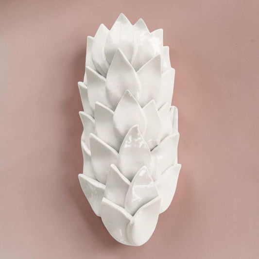 Camille — Wall Sconce, handmade ceramic