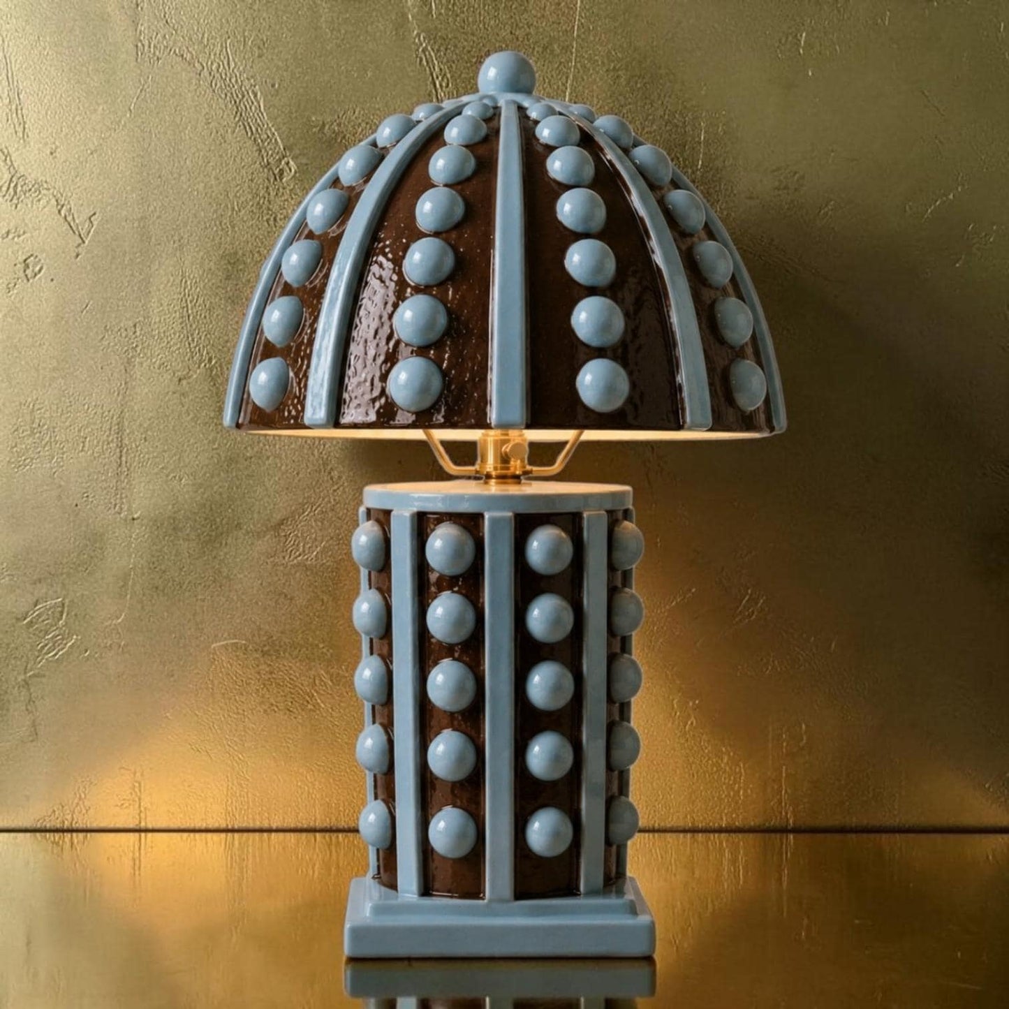 Mushroom Table Lamp — Handmade Ceramic
