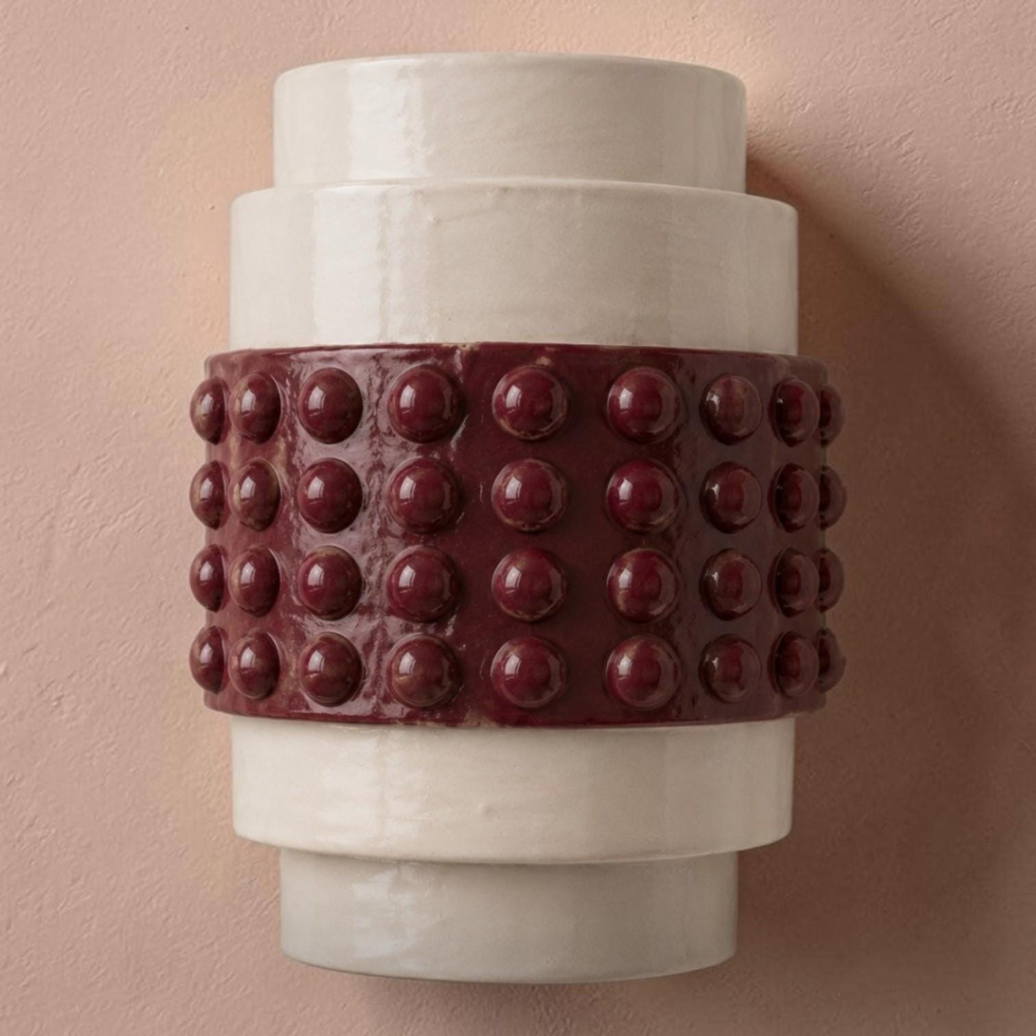Candra — Wall Sconce, handmade ceramic