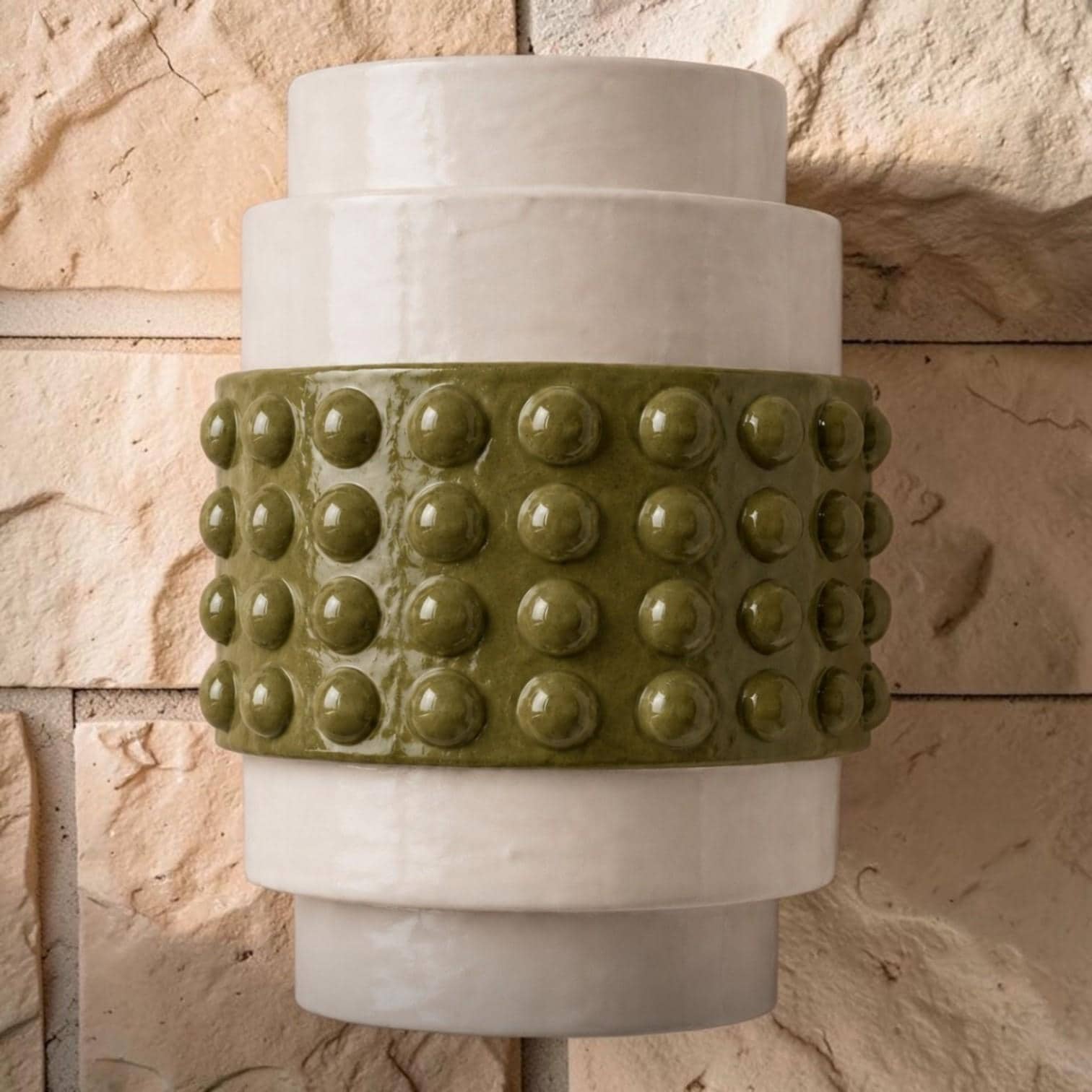 Candra — Wall Sconce, handmade ceramic