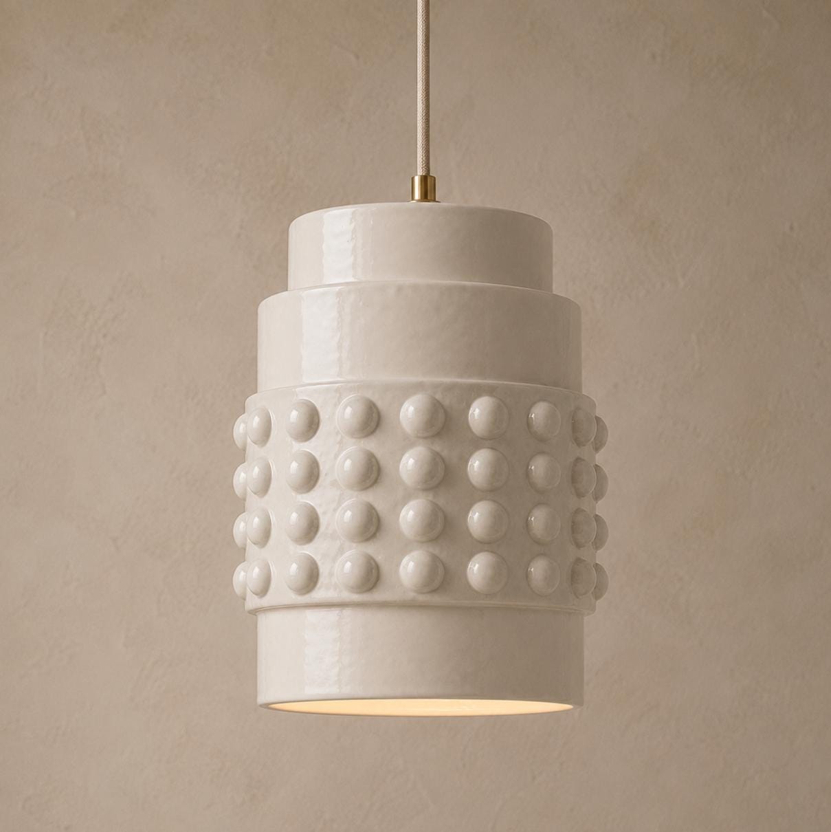 Candra — Ceiling Pendant, handmade ceramic