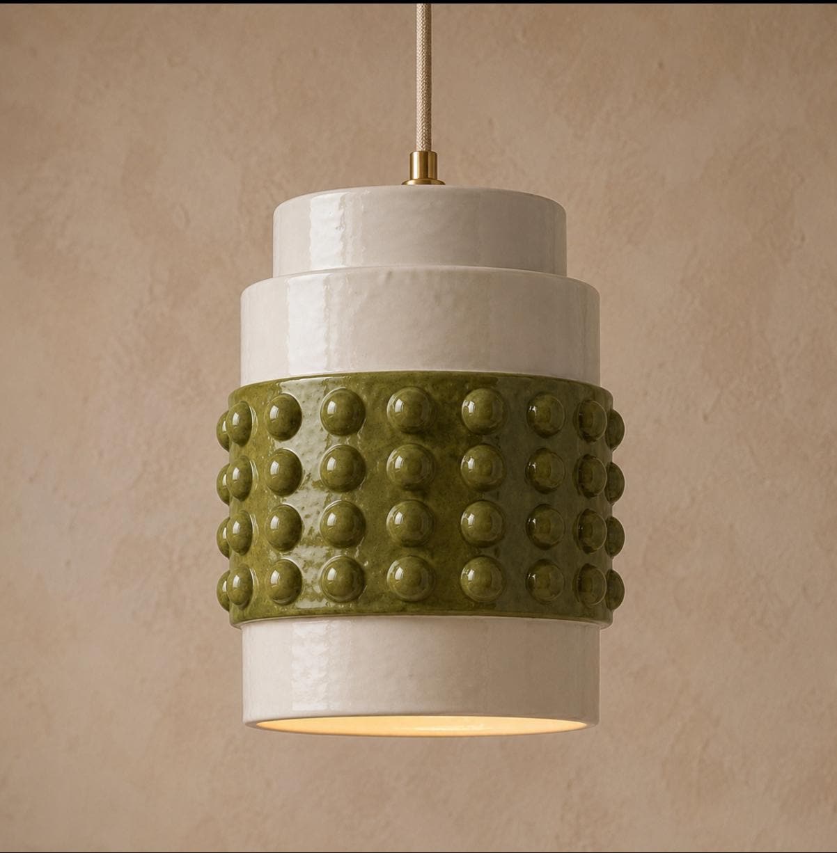 Candra — Ceiling Pendant, handmade ceramic