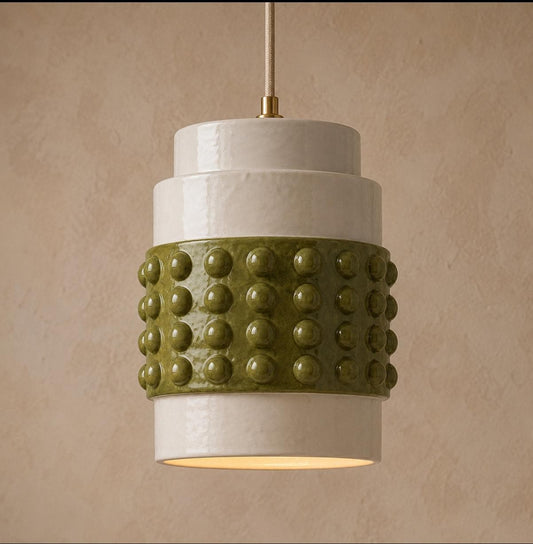 Candra — Ceiling Pendant, handmade ceramic