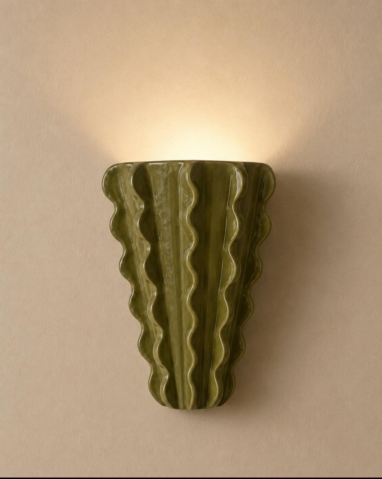 Soles — Wall Sconce, handmade ceramic