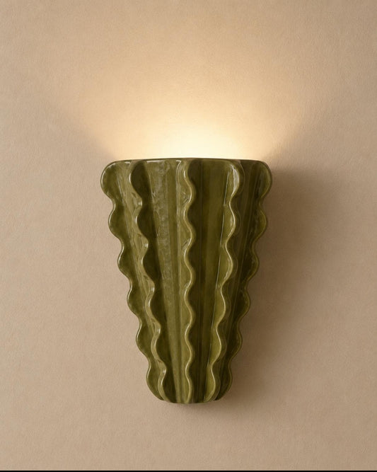 Soles — Wall Sconce, handmade ceramic