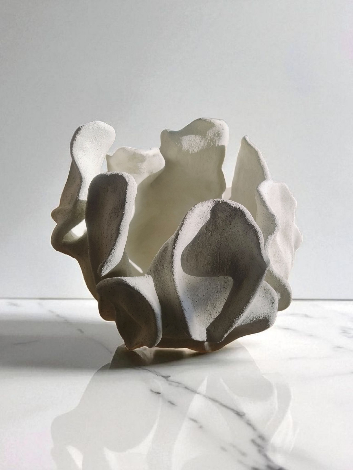 Organische skulpturale Keramik Vase