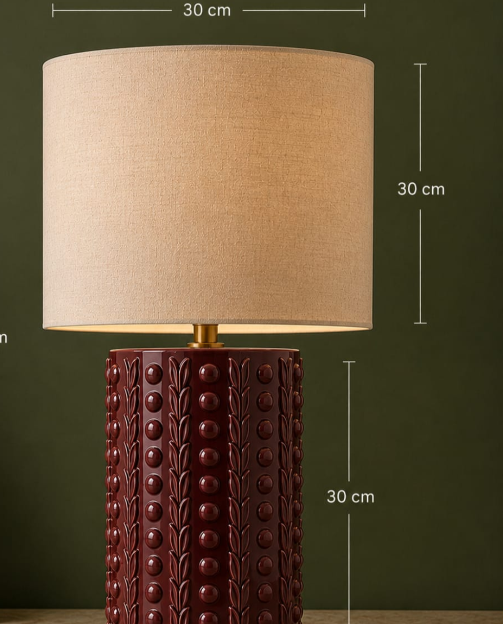 Melissa - Elegant floral table lamp