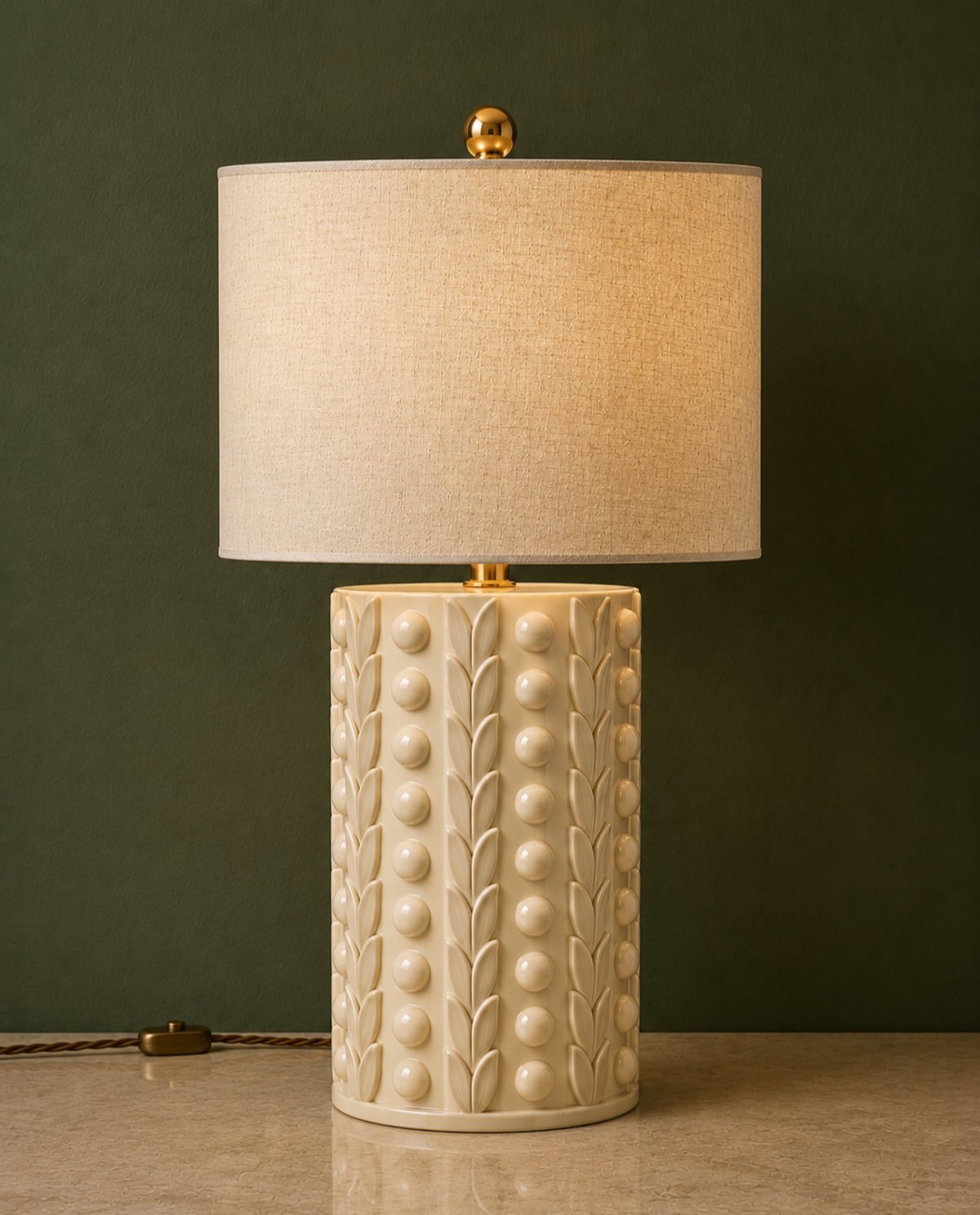 Melissa - Elegant floral table lamp