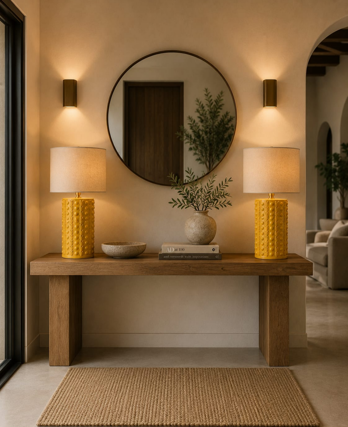 Melissa - Elegant floral table lamp