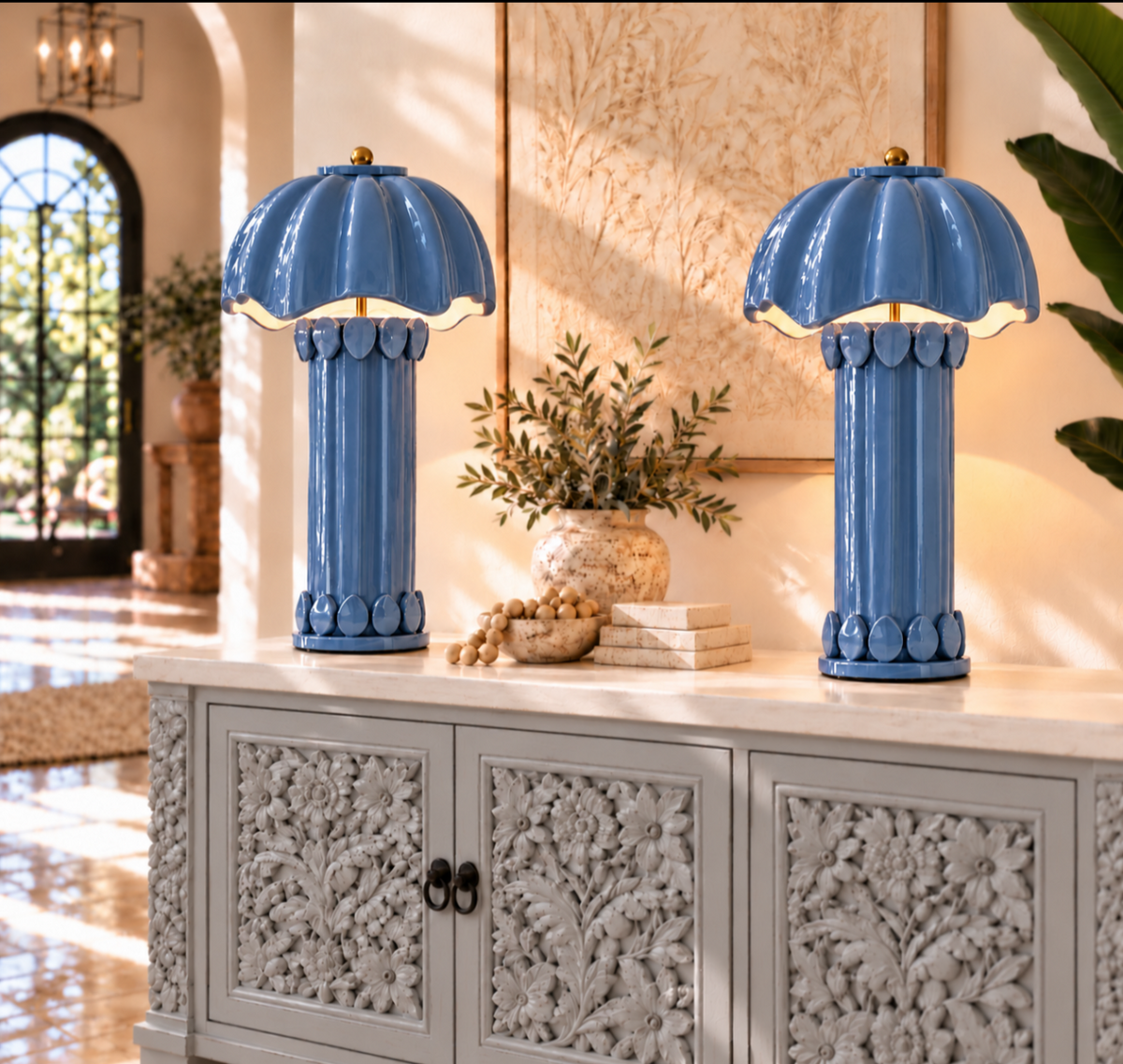 Tablelamp CALYPSO— Handmade Ceramic