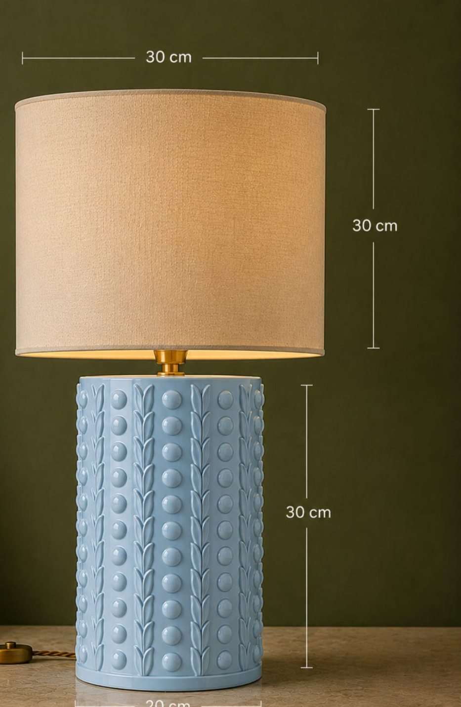 Melissa - Elegant floral table lamp